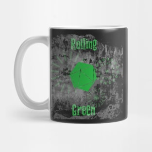 Rolling Green Dice Mug